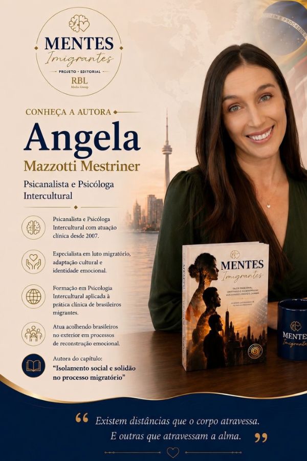 Livro Mentes Imigrantes - Angela Mazzotti