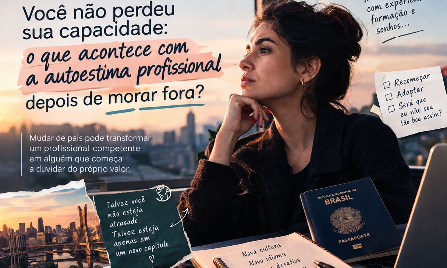 identidade profissional no exterior por MAriane Higino, psicologa